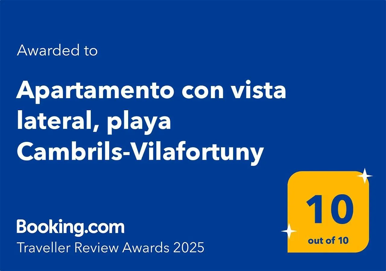 Apartamento Con Vista Lateral, Playa Cambrils-Vilafortuny דירה קמברילס